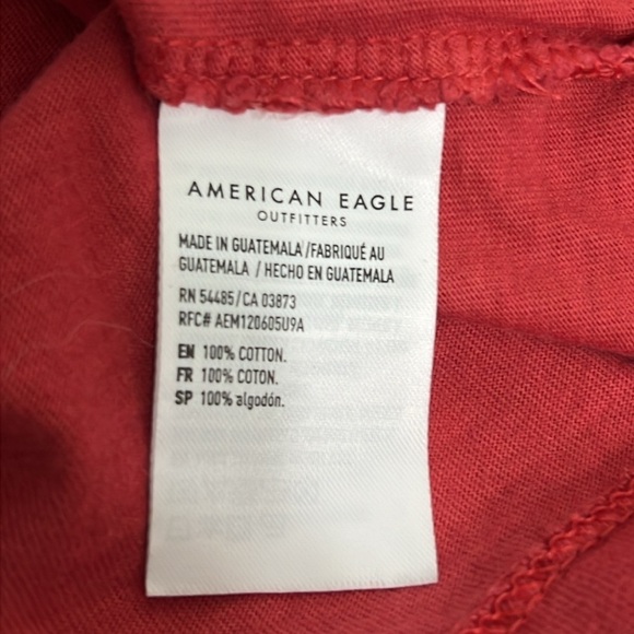 Disney Mickey American Eagle Outfitters USA red white blue great graphics sz L - Picture 2 of 9